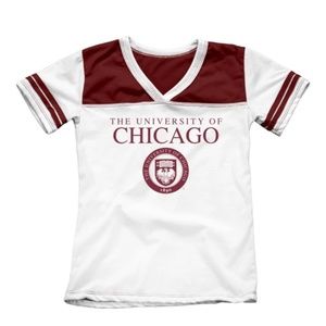 University of Chicago Youth Girls V Neck Tee